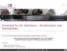 Tablet Screenshot of bu-bergmann.de